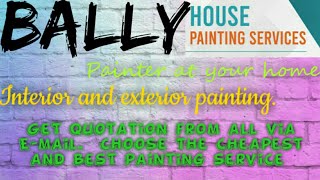 BALLY     HOUSE PAINTING SERVICES ~ Painter at your home ~near me ~ Tips ~INTERIOR & EXTERIOR 1280x7