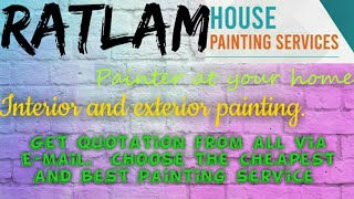 RATLAM    HOUSE PAINTING SERVICES ~ Painter at your home ~near me ~ Tips ~INTERIOR & EXTERIOR 1280x7