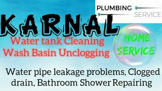 KARNAL    Plumbing Services ~Plumber at your home~   Bathroom Shower Repairing ~near me ~in Building