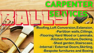 BALLY    Carpenter Services  ~ Carpenter at your home ~ Furniture Work  ~near me ~work ~Carpentery 1