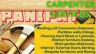 PANIPAT    Carpenter Services  ~ Carpenter at your home ~ Furniture Work  ~near me ~work ~Carpentery