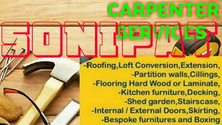 SONIPAT    Carpenter Services  ~ Carpenter at your home ~ Furniture Work  ~near me ~work ~Carpentery