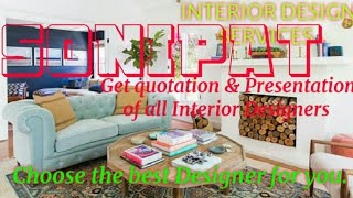 SONIPAT     INTERIOR DESIGN SERVICES ~ QUOTATION AND PRESENTATION~ Ideas ~ Living Room ~ Tips ~Bedro