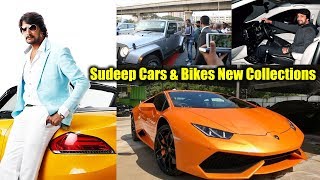 Kiccha Sudeep Car & Bike New Collections || Sudeep New Cars