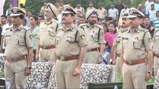 Retreating and Band ceremony by CRPF at All India Police Commemoration Chanakyapuri on 29.04.2017