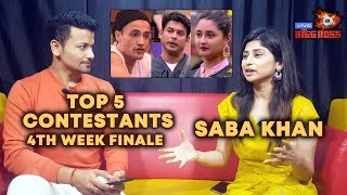 Saba Khan Predicts TOP 5 Contestants In 4th Week Finale | Bigg Boss 13 Exclusive Interview