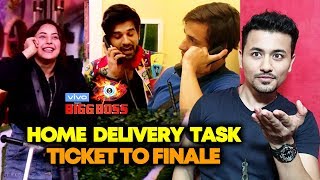 Home Delivery Task | Ticket To Finale | Full Details | Shefali Zariwala | Bigg Boss 13