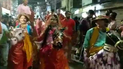 Kali puja উত্তরবঙ্গের কার্নিভাল শিলিগুড়ি তরুণ সংঘের শ্যামা বিসর্জন...