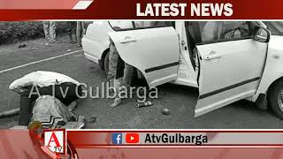 Today Car Accident at Kamalapur Road Karnataka A.Tv News 31-10-2019