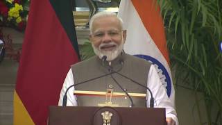 PM Modi's remarks at the Joint Press Meet with German Chancellor Merkel in New Delhi | PMO