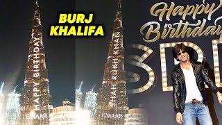 Shahrukh Khan Become The FIRST EVER PERSON to FEATURE on the Burj Khalifa | Special Birthday Message