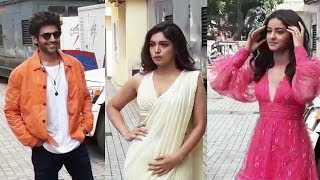 Kartik, Bhumi And Ananya GRAND ENTRY At Pati Patni Aur Woh Trailer Launch