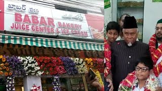 AIMIM Mla Ahmed Pasha Quadri Inaugurates Babar Juice Center | @ SACH NEWS |