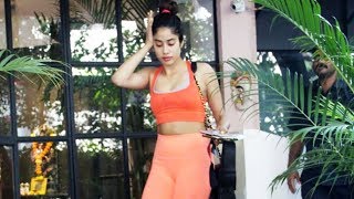 Janhvi Kapoor Spotted At Antigravity Gym Pali Hill Bandra