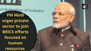 PM Modi urges private sector to join BRICS efforts focused on human resources
