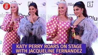 Katy Perry ROARS On Stage With Jacqueline Fernandez