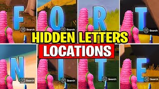 COLLECT F-O-R-T-N-I-T-E LETTERS HIDDEN in Loading Screen Fortnite Search Hidden Letter | TamashaBera