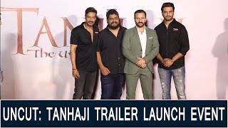 Tanhaji The Unsung Warrior Trailer Launch Ajay Devgns 100th Film