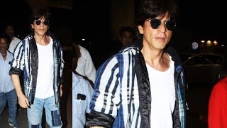 King Khan Shahrukh Spotted At Mumbai Airport | Watch Video