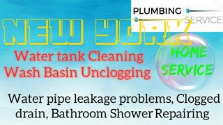 NEW YORK  Plumbing Services 》Plumber at Your Home ☆ Bathroom Shower Repairing ◇near me ● in Building