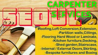 SEOUL    Carpenter Services 》Carpenter at Your Home ♤ Furniture Work  ◇ near me ▪work ● Carpentery