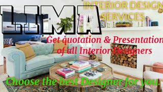 LIMA      INTERIOR DESIGN SERVICES 》 QUOTATION AND PRESENTATION ♡Living Room ♧Tips ■Bedroom □■♤●•♡°◇