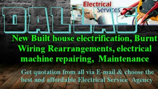 DALLAS       Electrical Services 》Home Service by Electricians ☆ New Built House electrification ♤ ♧