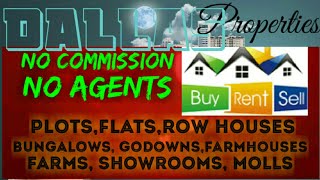 DALLAS          PROPERTIES  ☆ Sell •Buy •Rent ☆ Flats~Plots~Bungalows~Row Houses~Shop $Real estate ☆