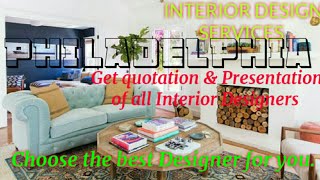 PHILADELPHIA    INTERIOR DESIGN SERVICES 》 QUOTATION AND PRESENTATION ♡Living Room ♧Tips ■Bedroom □■