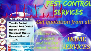 MIAMI        Pest Control Services 》Technician ◇ Service at your home ☆ Bed Bugs ■ near me ☆Bedroom♤