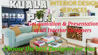 KUALA LUMPUR    INTERIOR DESIGN SERVICES 》 QUOTATION AND PRESENTATION ♡Living Room ♧Tips ■Bedroom □■