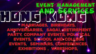 HONG KONG     Event Management 》Catering Services  ◇Stage Decoration Ideas ♡Wedding arrangements ♡ □