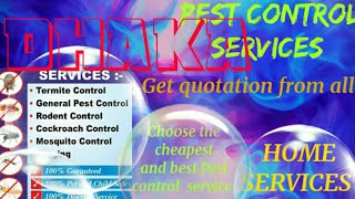 DHAKA       Pest Control Services 》Technician ◇ Service at your home ☆ Bed Bugs ■ near me ☆Bedroom♤▪