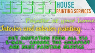 ESSEN      HOUSE PAINTING SERVICES 》Painter at your home  ◇ near me ☆ INTERIOR & EXTERIOR ☆ Work◇♧•°