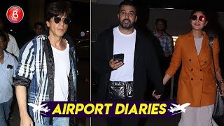 Shah Rukh Khan, Shilpa Shetty & Raj Kundra Rock The Airport Look