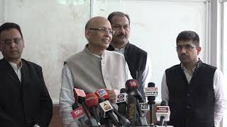 LIVE: Congress Party briefing by Dr Abhishek Manu Singhvi at Parliament House