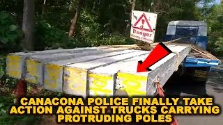 Canacona Police Finally Take Action Against Trucks Carrying Protruding Poles