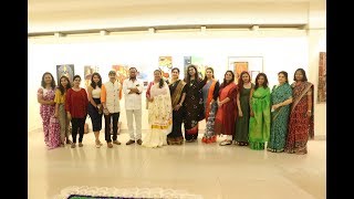 Deepa Gaur And Her Colleague Uma Joshi Organised Group Art Exhibition.
