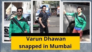 Varun Dhawan snapped in Mumbai