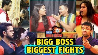 Biggest Fights In Bigg Boss History | Shilpa-Vikas, Sreesanth-Karanvir