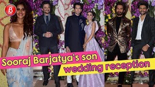 Shahid Kapoor, Abhishek Bachchan & B-town celebs at Sooraj Barjatya's son wedding Reception