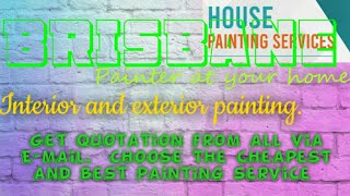 BRISBANE     HOUSE PAINTING SERVICES 》Painter at your home  ◇ near me ☆ Interior  & Exterior ☆ Work◇