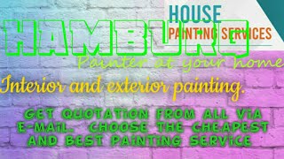 HAMBURG      HOUSE PAINTING SERVICES 》Painter at your home  ◇ near me ☆ Interior  & Exterior ☆ Work◇