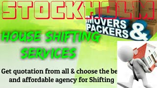 STOCKHOLM    Packers & Movers 》House Shifting Services ♡Safe and Secure Service  ☆near me 》Tips   ♤■
