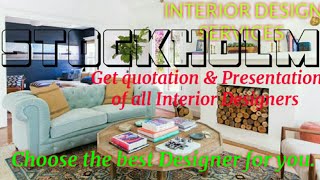 STOCKHOLM    INTERIOR DESIGN SERVICES 》 Quotation & Presentation  ♡Living Room ♧Tips ■Bedroom □■♤●•♡