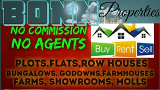 BONN         PROPERTIES  ☆ Sell •Buy •Rent ☆ Flats~Plots~Bungalows~Row Houses~Shop $Real estate ☆ ●□