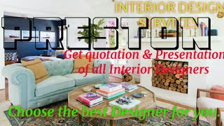 PRESTON      INTERIOR DESIGN SERVICES 》 Quotation & Presentation  ♡Living Room ♧Tips ■Bedroom □■♤●•♡