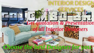 COLOMBO      INTERIOR DESIGN SERVICES 》 Quotation & Presentation  ♡Living Room ♧Tips ■Bedroom □■♤●•♡