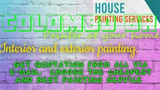 COLOMBO      HOUSE PAINTING SERVICES 》Painter at your home  ◇ near me ☆ Interior  & Exterior ☆ Work◇