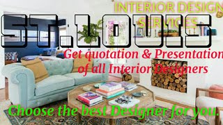 ST LOUIS      INTERIOR DESIGN SERVICES 》 Quotation & Presentation  ♡Living Room ♧Tips ■Bedroom □■♤●•